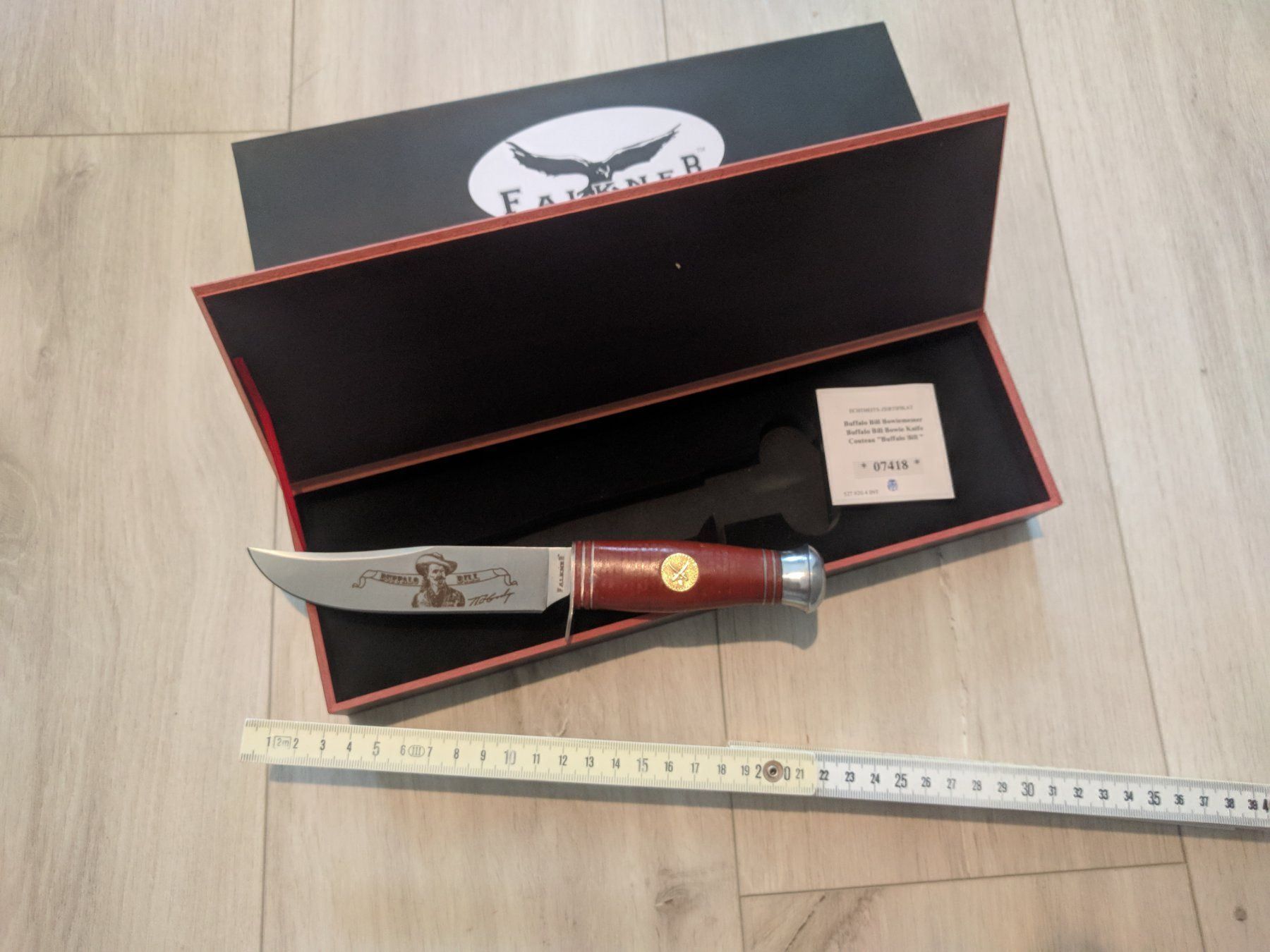 Accessori: Bowiemesser "Buffalo Bill"   23cm !! – Nuovo e nell'imballaggio originale da Schwarzenburg venduto da Unkreativ2