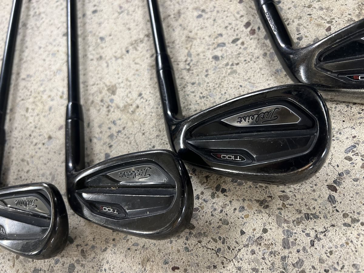 Titleist Mazze & Set: Top Titleist T100s Eisensatz, AMT Black Regular – Usato da Nürensdorf venduto da romano_a 5
