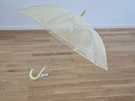 Durchsichtige Regenschirme farbig Kunstoffgr.