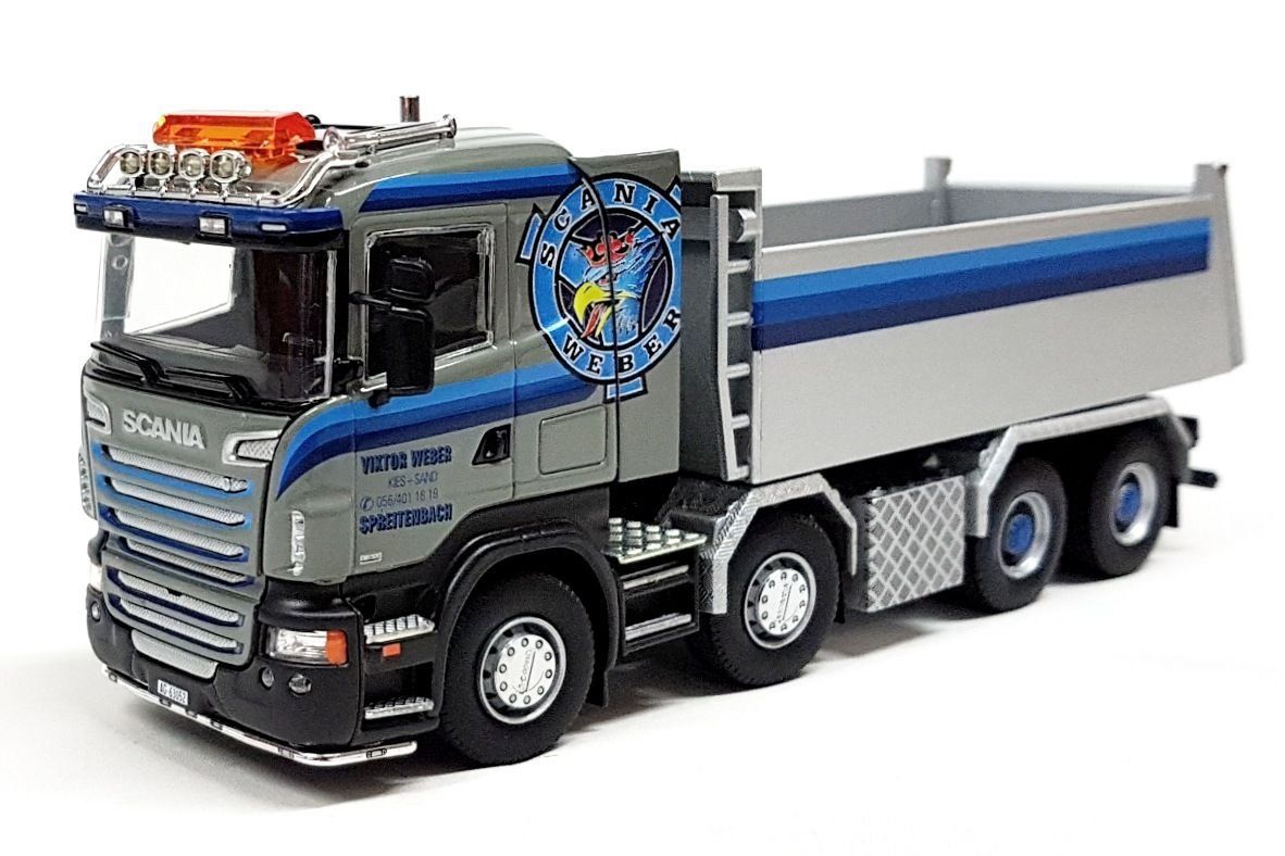 Scania Kit di modellismo & Modellini statici: 1:50  Tekno Scania R500 "Viktor Weber" – Nuovo e nell'imballaggio originale da Affoltern am Albis venduto da Modellshop-8910