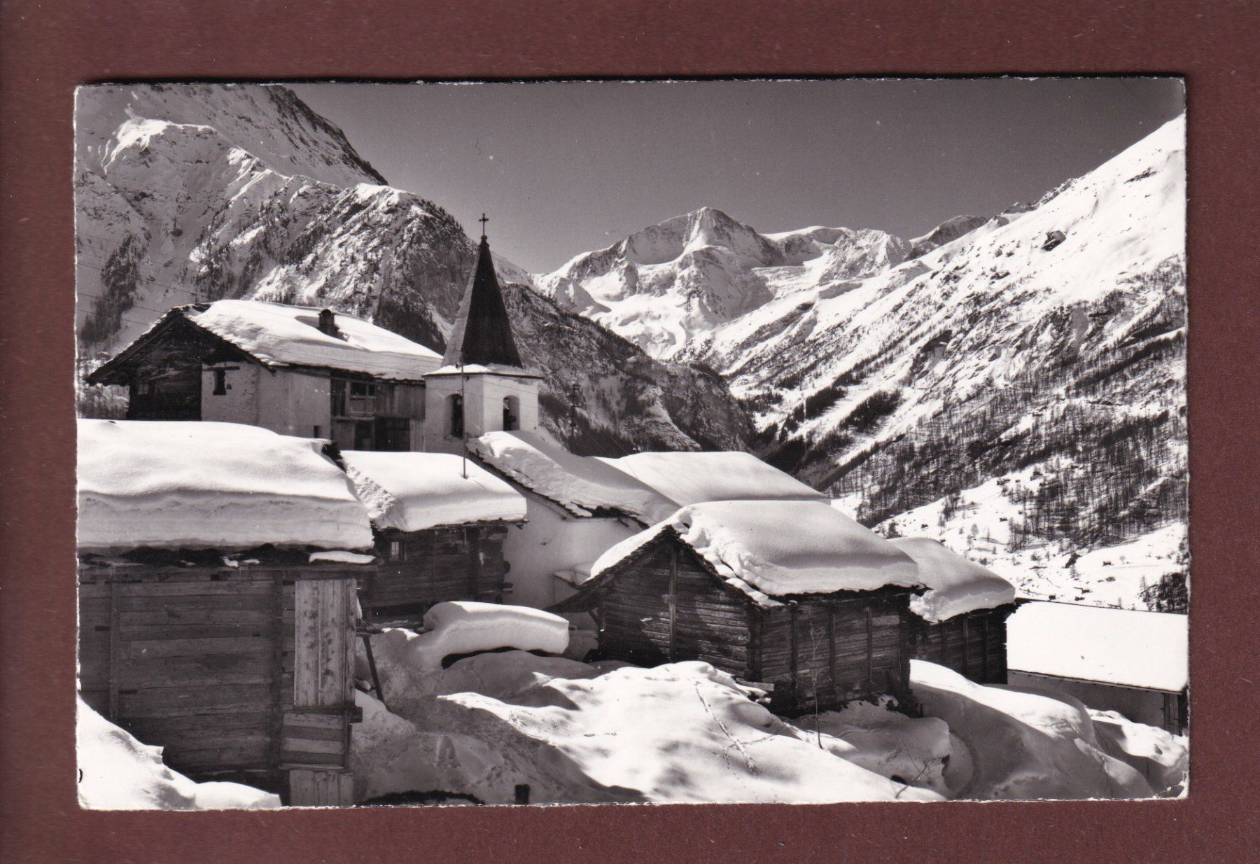 Cartoline postali: LA SAGE - Val d'Hérens - 1968 – Usato da Pully venduto da nicecards