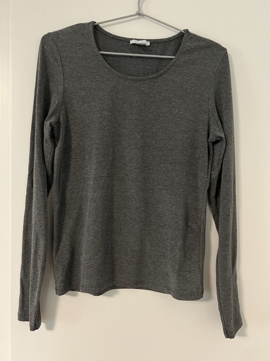 Maglioni & Felpe: Graues Langarmshirt Gr.L – Usato da Winterthur venduto da mel_wy