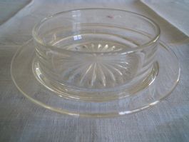 Glasschälchen für Schwimmkerze - 50er Jahre