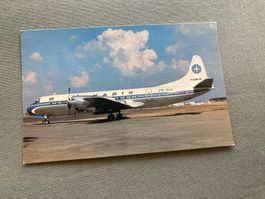 Alte Postkarte Flugzeug Lockheed L-188 Electra Varig Bras...