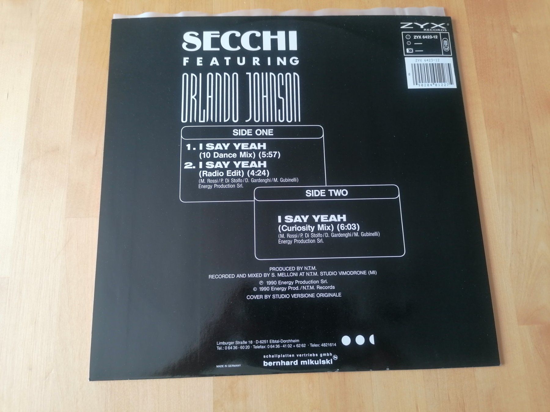 Dischi in vinile: Secchi Featuring Orlando Johnson – I Say Yeah – Usato da Emmenbrücke venduto da WintoWin 1