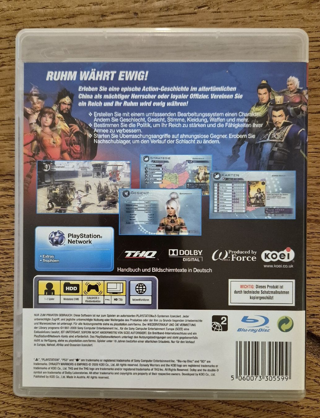 Giochi: Dynasty Warriors 6 Empires - PS3 – Usato da Au SG venduto da KonsoleWerk 2
