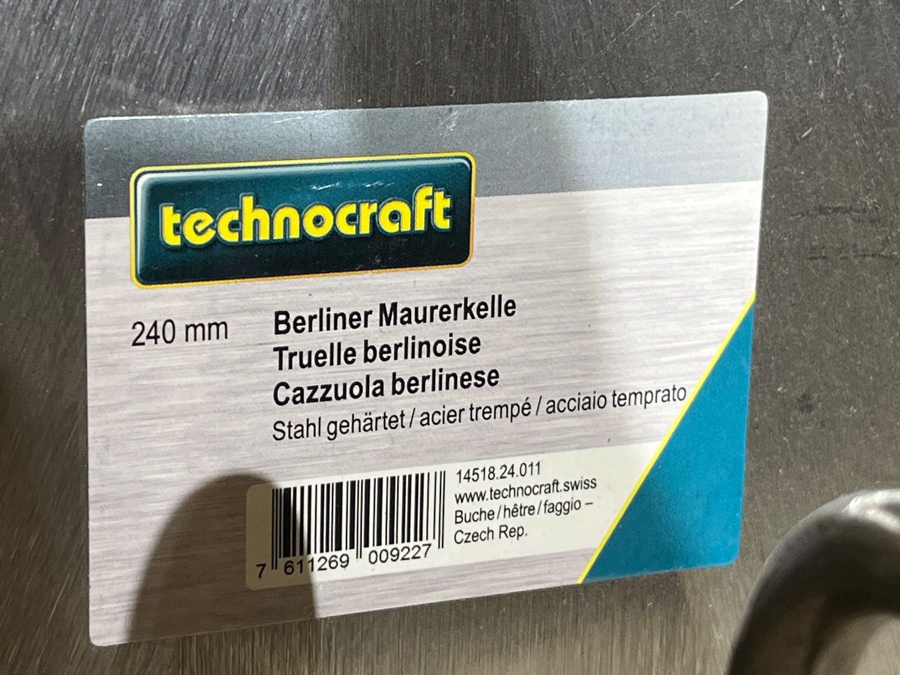 Technocraft Alle Werkzeuge: Technocraft Berliner Maurerkelle 240mm – Neu und originalverpackt aus Tann von  2