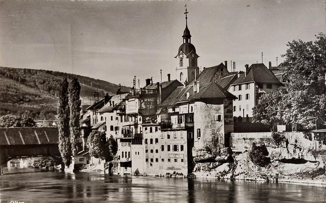 Cartoline postali: OLTEN - 1953 – Usato da Delémont venduto da Domdom1