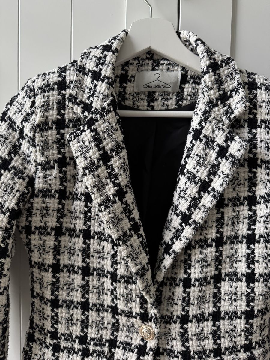 Giacche: Tweed Blazer schwarz/weiss (S) – Usato da Triesen venduto da antonellaaa_ 1