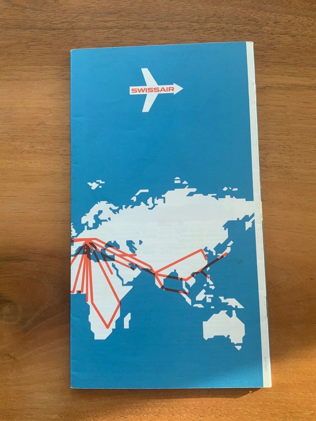 Cartine & Atlanti: Swissair Routenplan 1970s – Usato da Maur venduto da 20hcodracir11