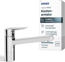 TWIST Küchenarmatur Hochdruck Chrom 120° – Neu OVP