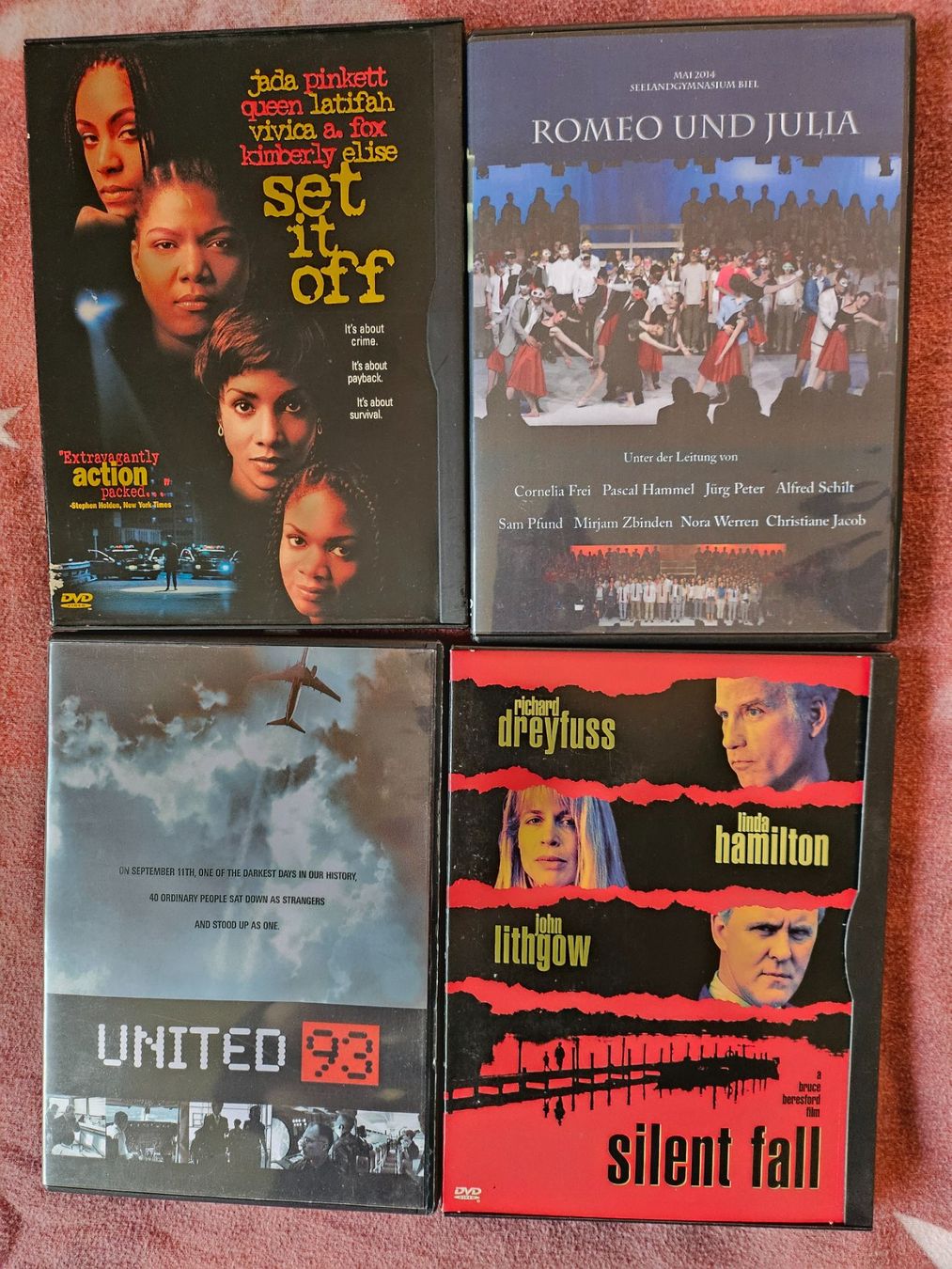 Tutti i DVDs: 4 DVDs Diverse Pack 1 - ENGLISCH! - S.B.1905 – Usato da Thun venduto da Shame