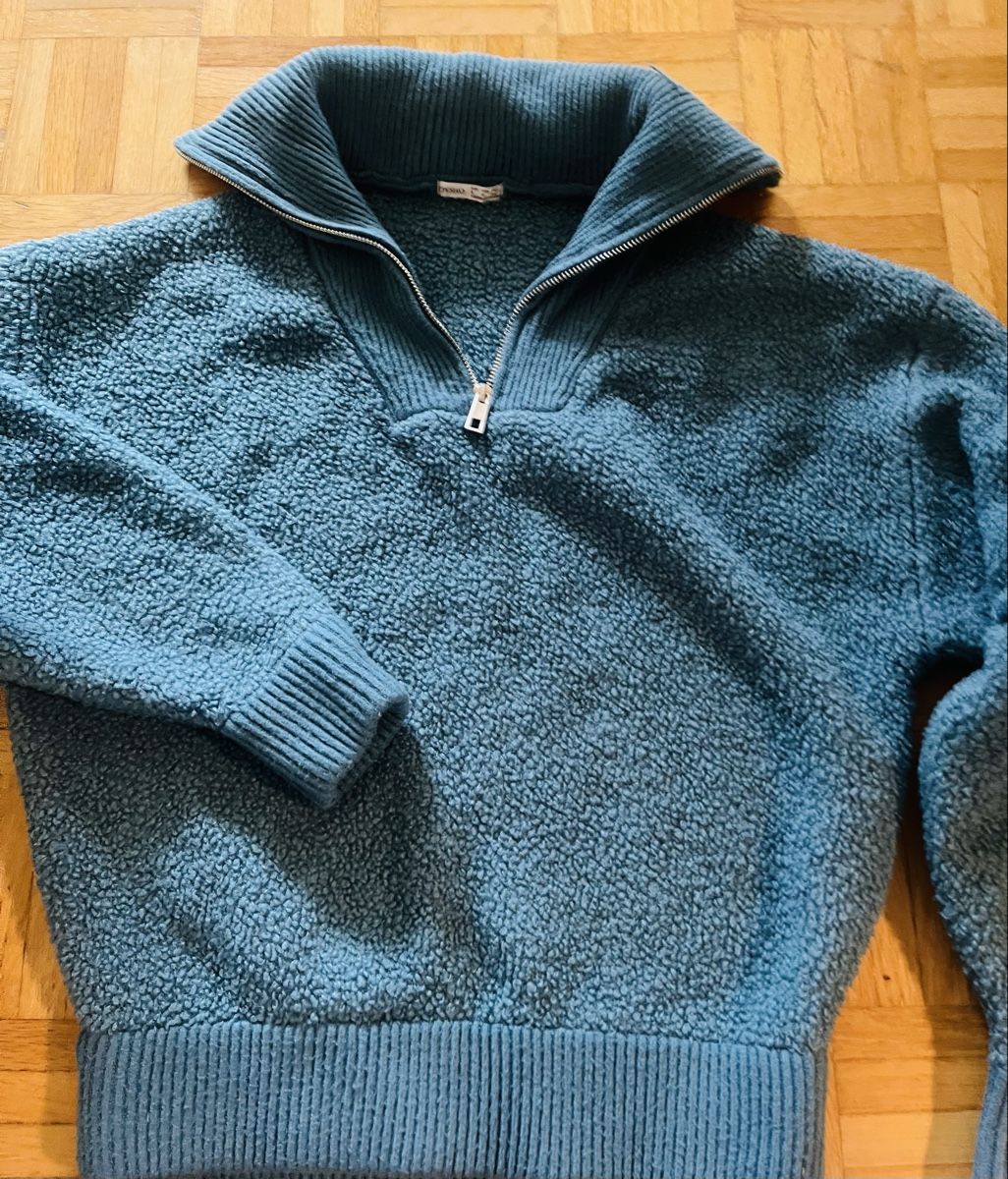Oysho Maglioni & Felpe: Winterpullover / Strickpullover mit Reissverschluss, blau (M – Usato da Baden venduto da Sandra148 2