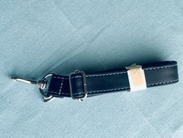 Schulterriemen für Taschen mit Karabiner, Kunstleder