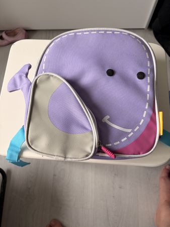 Lila Wal Rucksack Kinderrucksack für Kindergarten & Hort 🐳