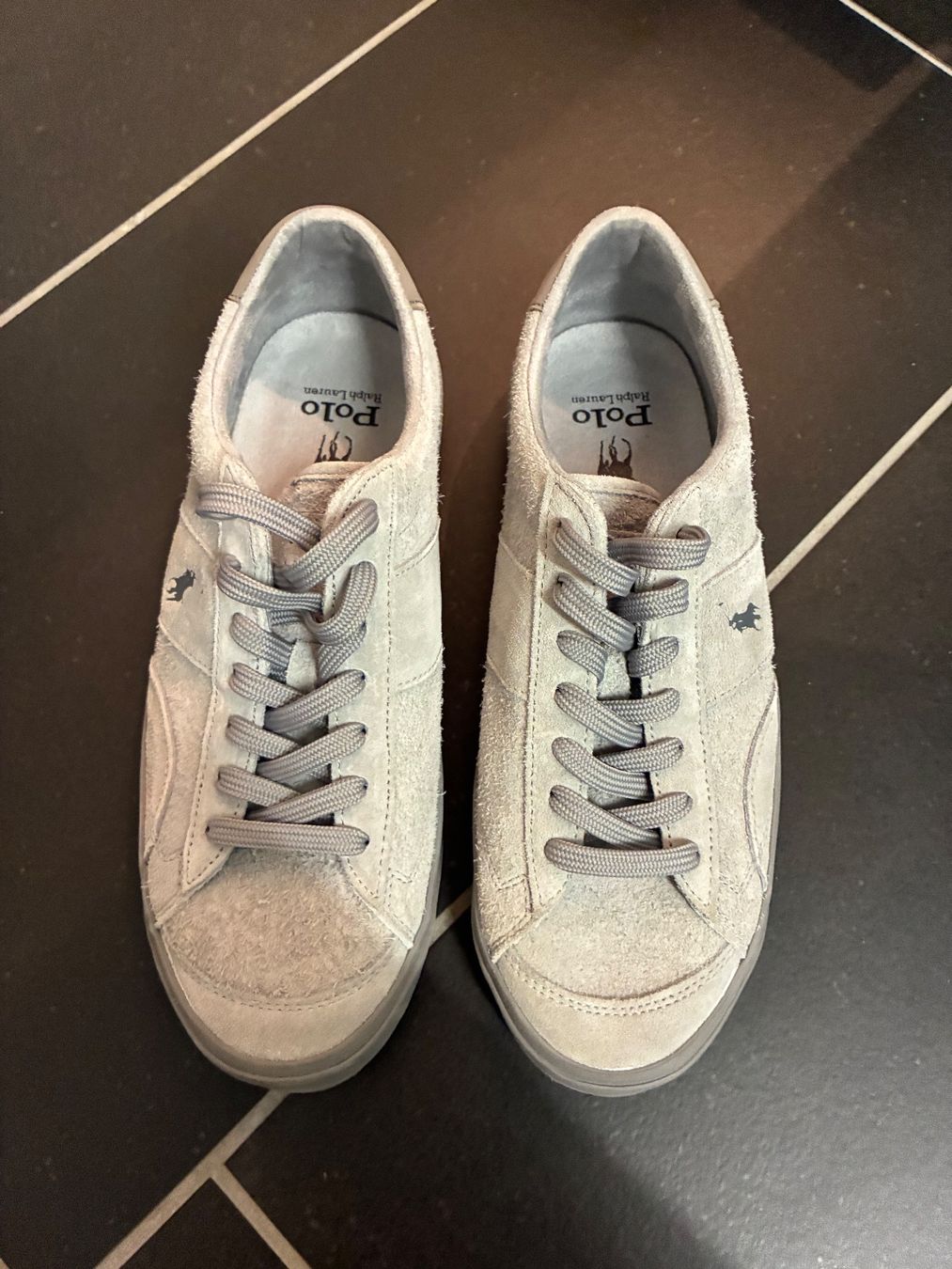 Marc O'Polo Herrenschuhe: Sneaker Polo Ralph Lauren grau Leder Grösse 41 – Gebraucht aus Sennhof von PaolaG01 1