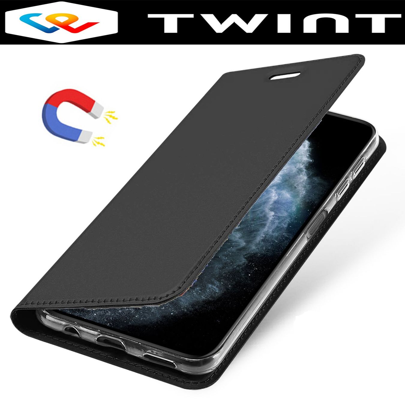 Cover & Protezioni schermo: iPhone 11 Pro Max Hülle Etui Flip Case Cover Coque Tasche – Nuovo e nell'imballaggio originale da Volketswil venduto da coverandmore
