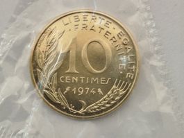 10 CENTIMES  1974