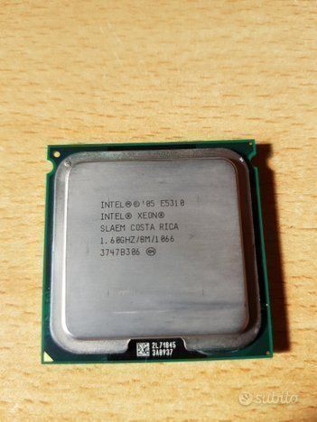 Intel Componenti elettronici: Intel Xeon e5310 Quad Core Prozessor – Usato da Zürich venduto da juha7