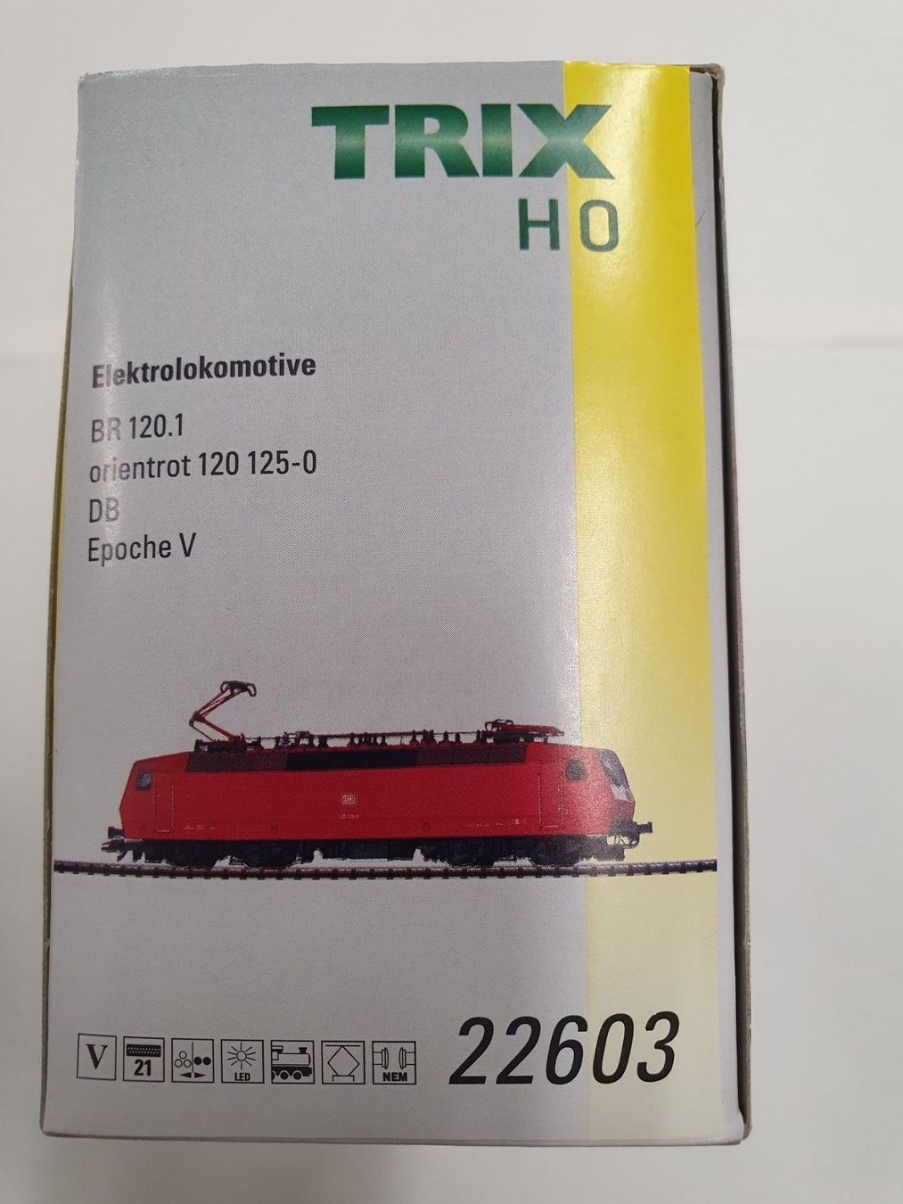 Trix Modelleisenbahnen: Trix 22603 DB BR  120125-0 orientrot – Neu und originalverpackt aus Würenlos von juruth 3