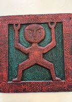 Art tribal sur bois rare – Décoration ethnique murale