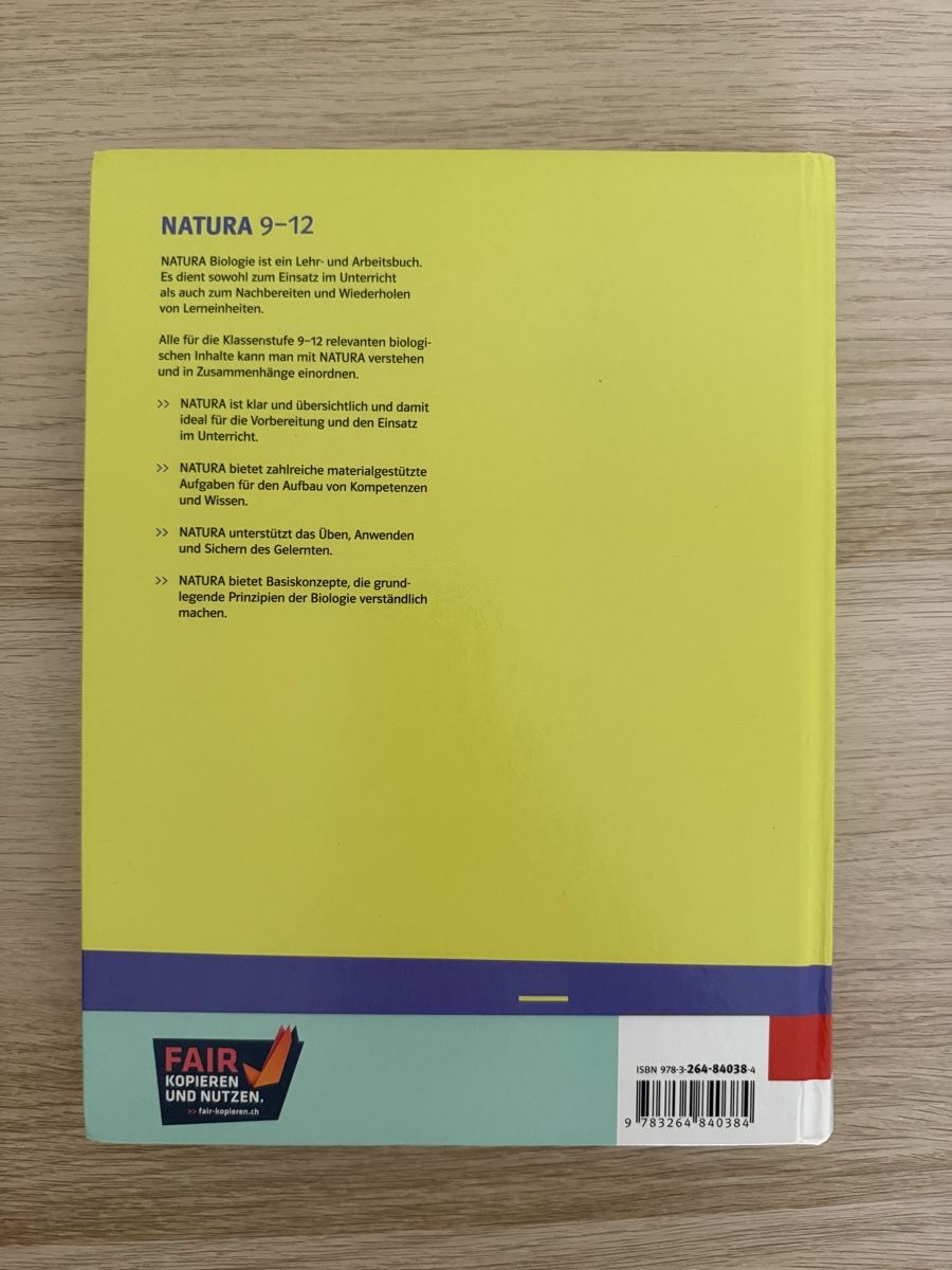 Bücher: Natura Buch – Gebraucht aus Basel von Sophie_05 1