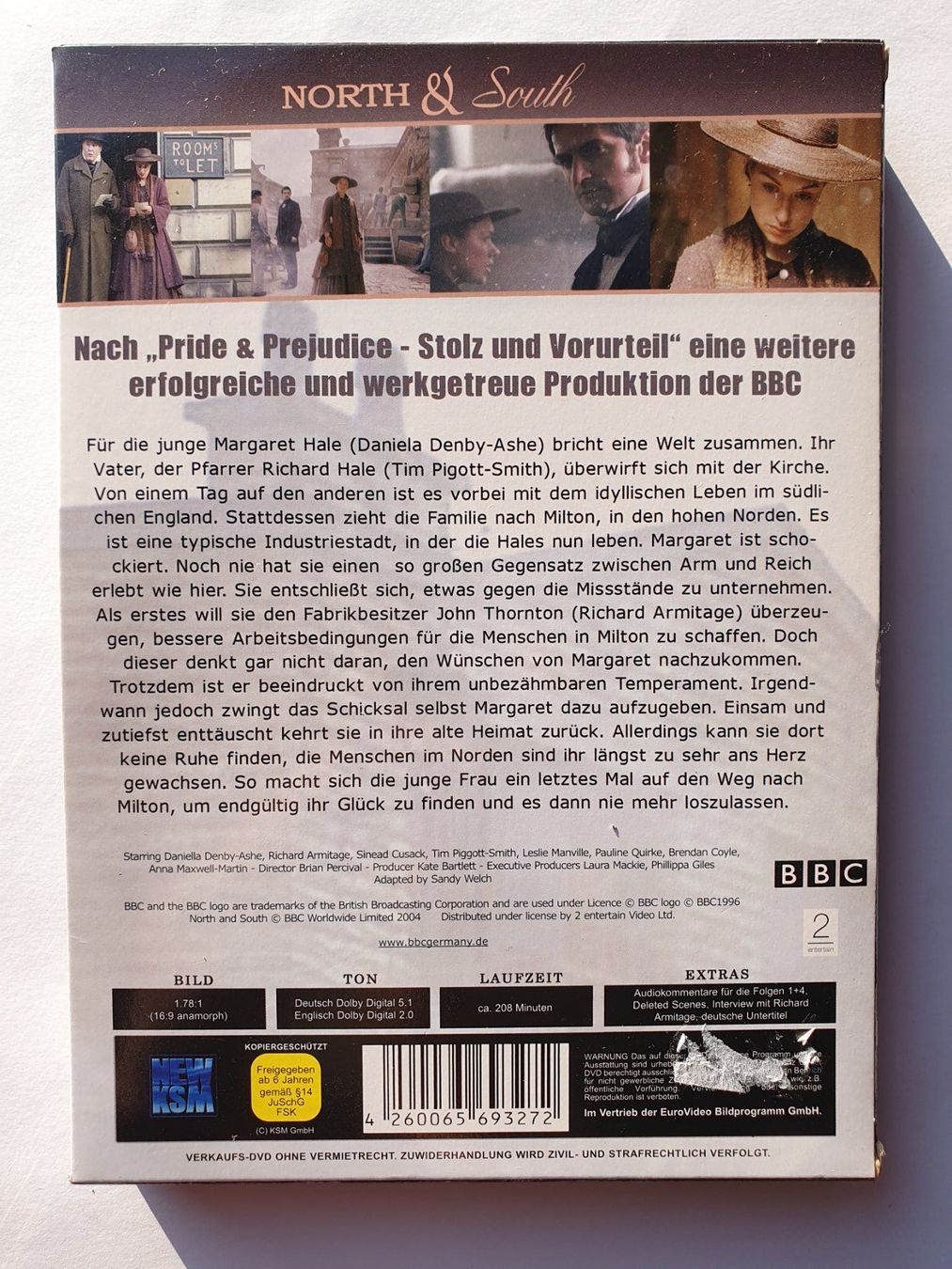 Tutti i DVDs: DVD North & South - Elizabeth Gaskell - BBC – Usato da St. Margarethen TG venduto da Schachmatt 1