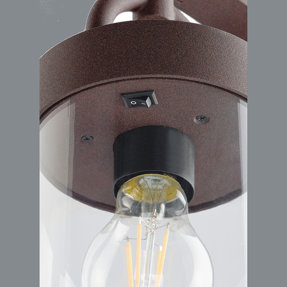Lampade: Aussen Stehleuchte, Braun, 100 cm Höhe – Nuovo (secondo la descrizione) da Kreuzlingen venduto da Smart-Light 5