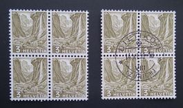 1936 Landschaftsbilder 201y 4-er Block  Postfrisch/gestemp.