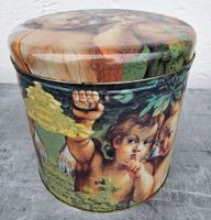 Blechdose mit Engel-Motiv