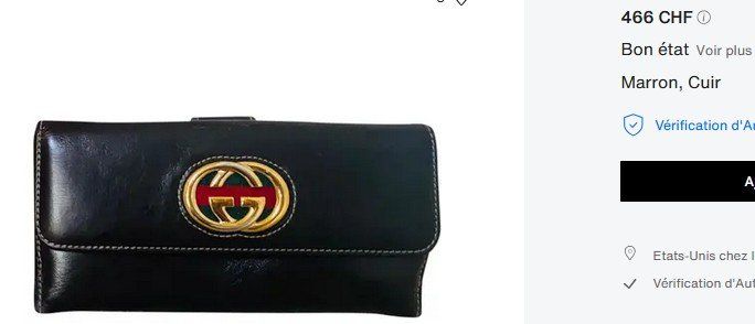 Gucci Portafogli: Gucci Portefeuille – Usato da Collonges venduto da arashee 8