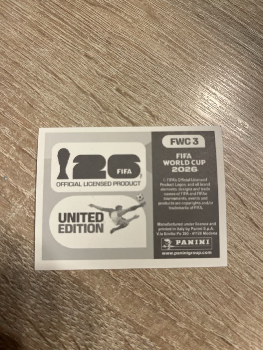 Panini Carte collezionabili: Panini FWC 3 – Nuovo (secondo la descrizione) da Alle venduto da mar_yl9x 1