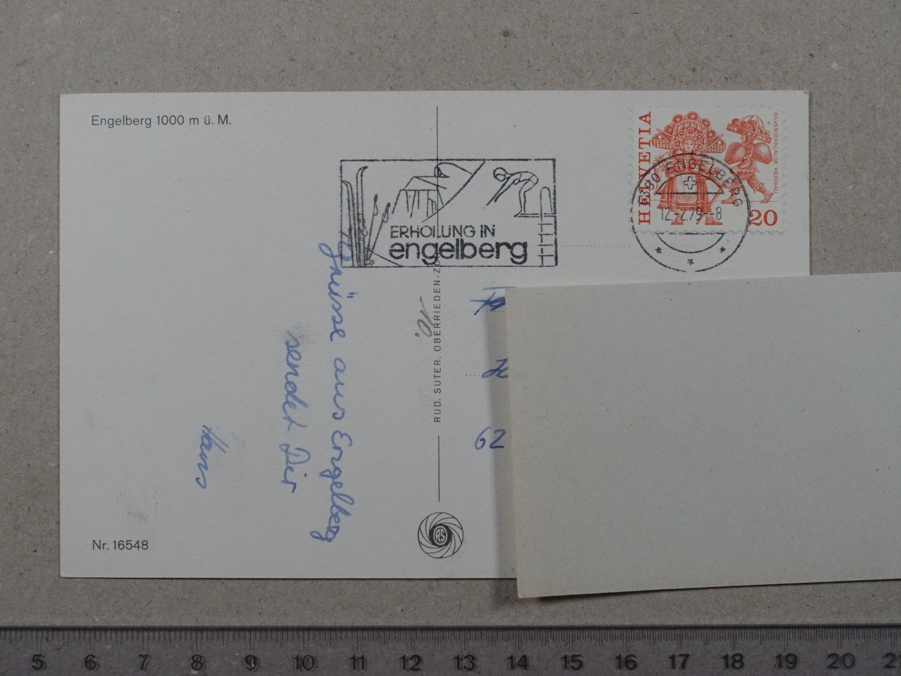 Ansichtskarten: Engelberg, 1979 – Gebraucht aus Lenzburg von fh1 1