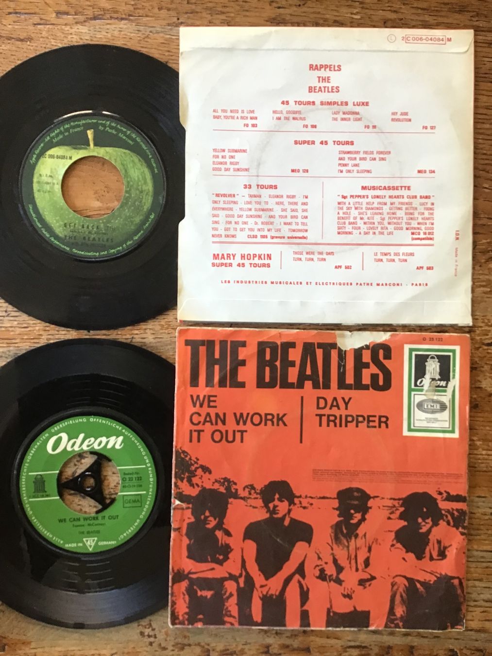 Dischi in vinile: Lot 2 de 2 SP The Beatles – Usato da Fully venduto da Ruby97 1