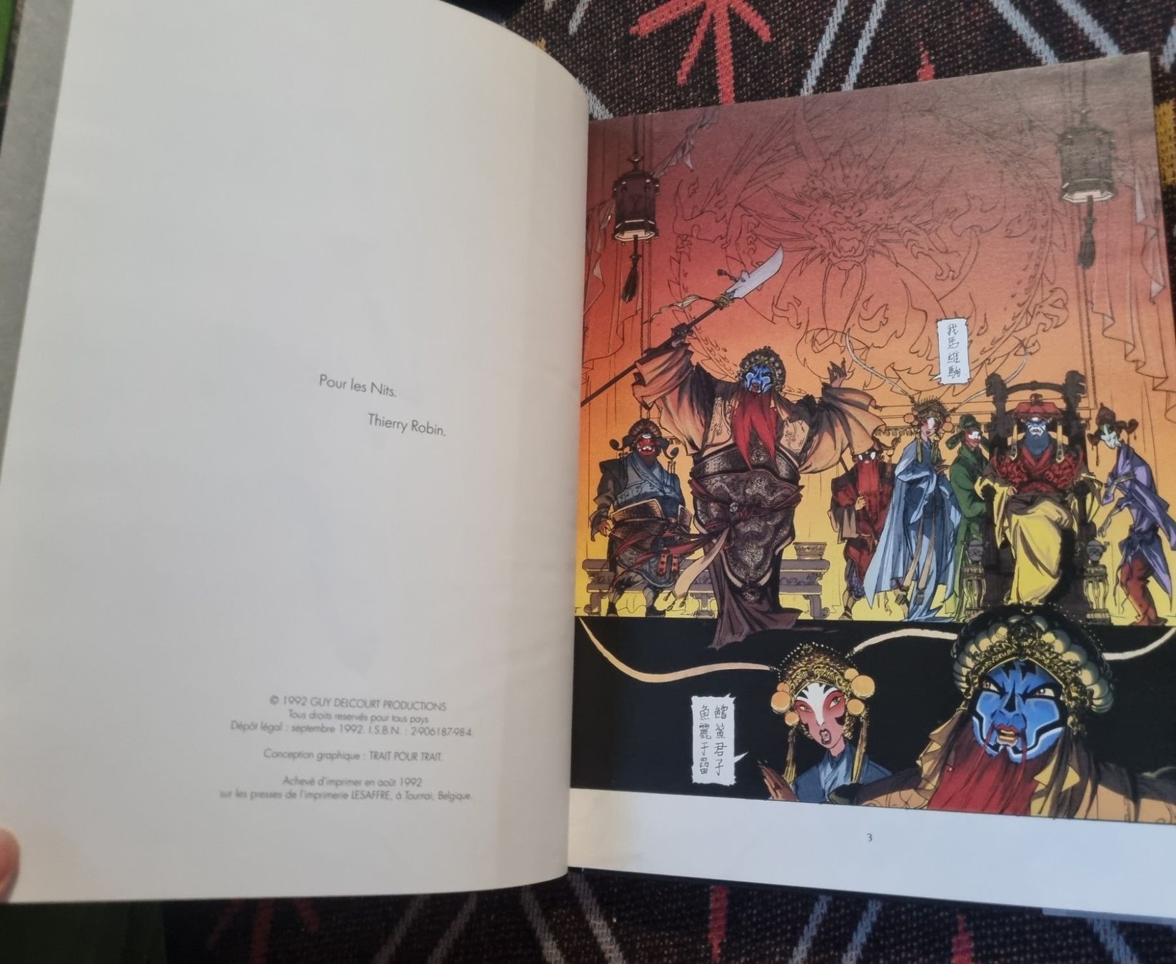 Fumetti: BD Rouge de Chine: Masques, Thierry Robin – Usato da Fribourg venduto da sal_5ln6 4