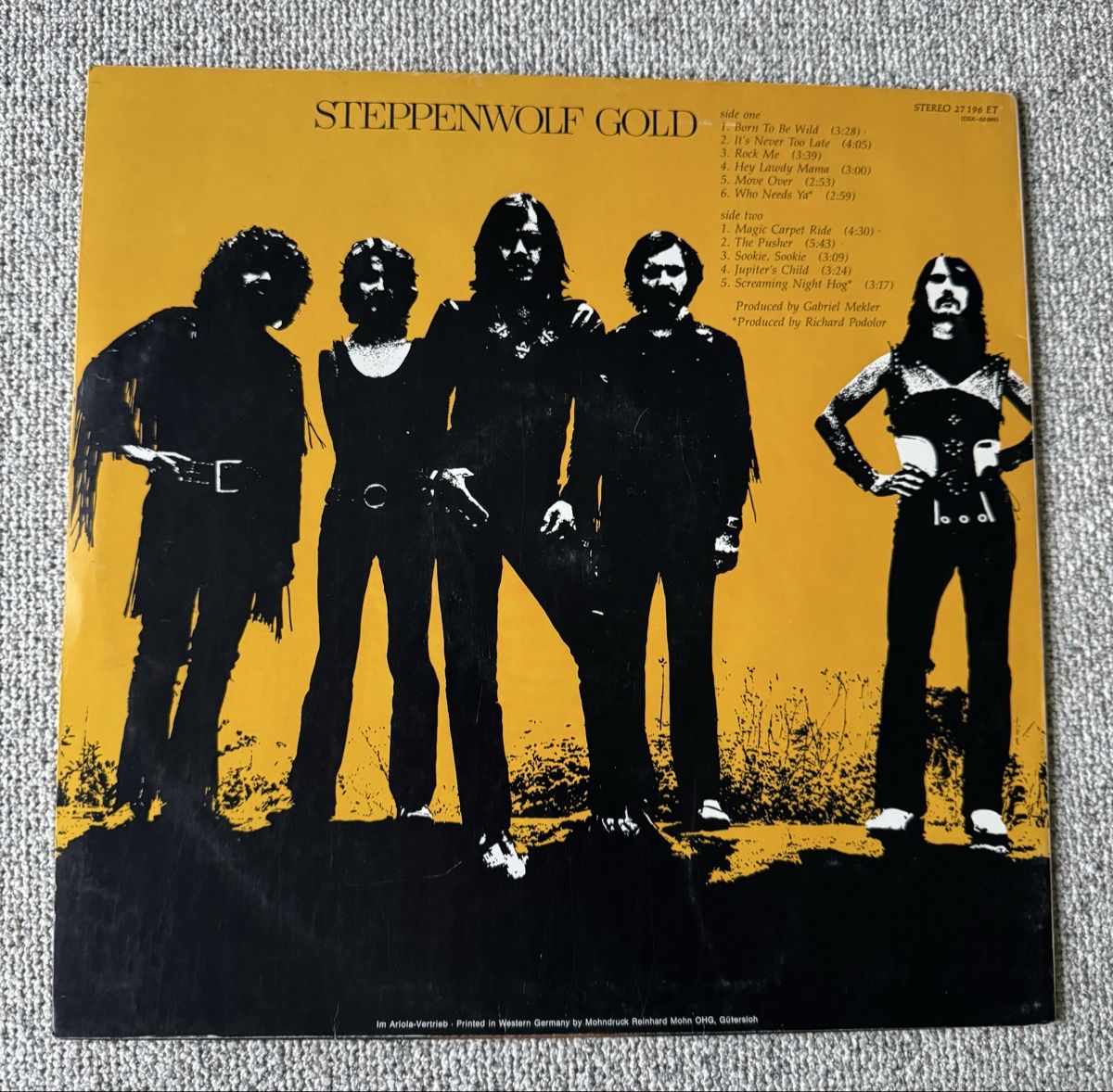Dischi in vinile: Steppenwolf - Gold Their Greatest Hits - LP -  70s – Usato da Rorbas venduto da BlackstarRecords 1