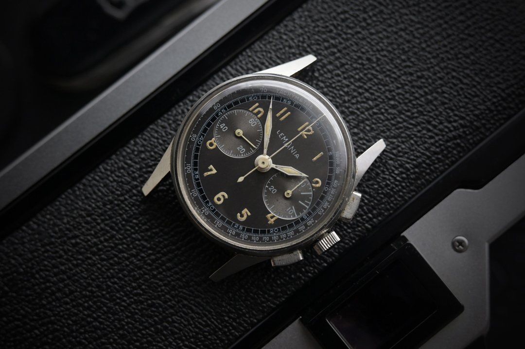 Lemania Orologi: Lemania chronograph, cal. CH27, galvanic dial – Usato da Eschert venduto da Watchlegend 2