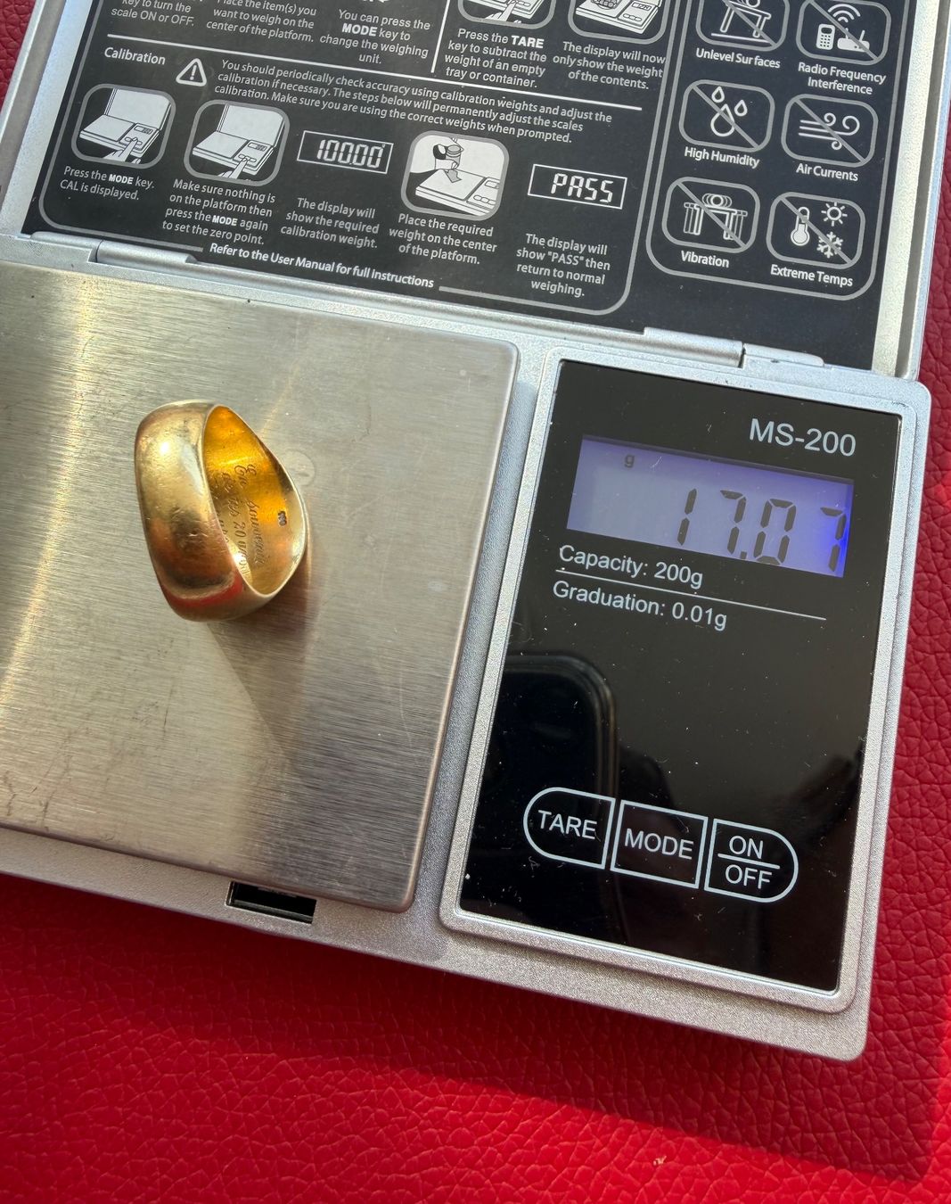 Anelli: Bague or 750 initiale JJM gravée 17,07 gr – Usato da Lausanne venduto da Ranger19 4