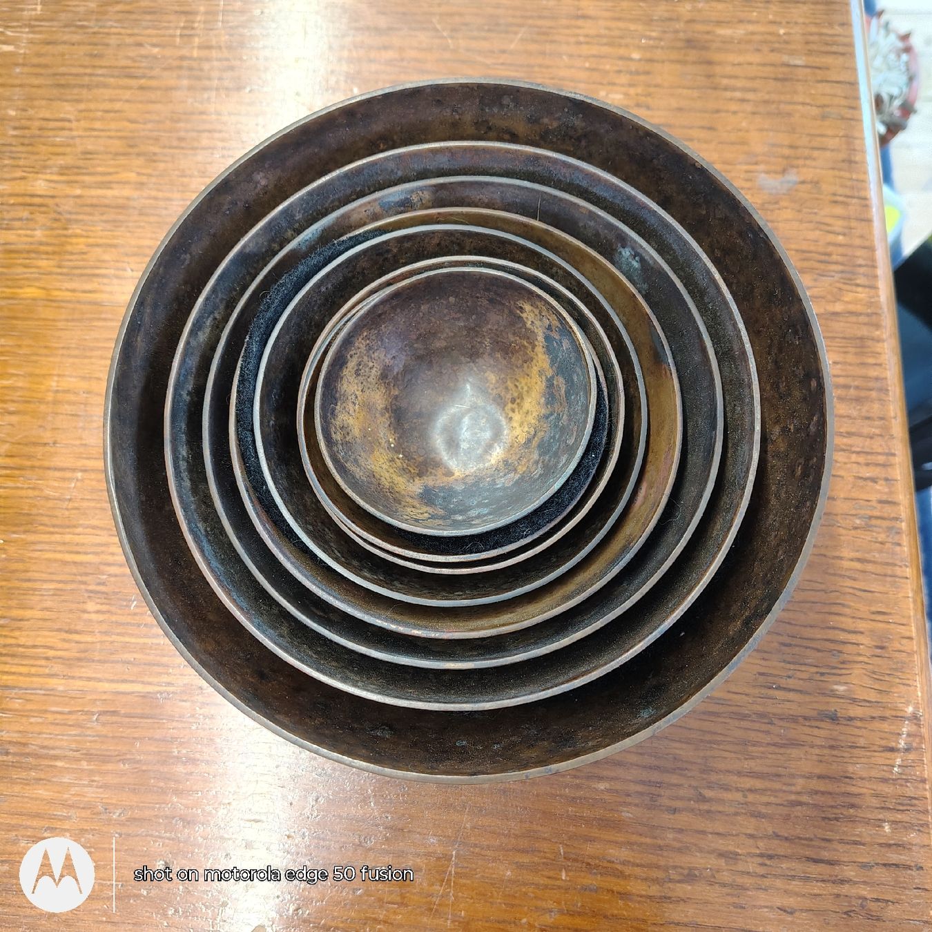 Vintage Strumenti musicali: 8 Tibetian Singing Bowl Set – Nuovo (secondo la descrizione) da maroggia venduto da tondo_Music 2