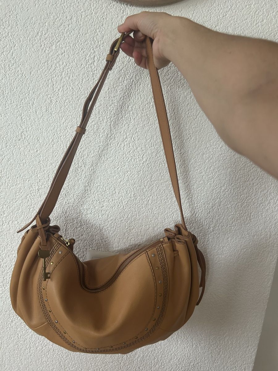 Fossil Borse da donna: Fossil Leder Crescent Bag/Boho Style – Usato da Aarberg venduto da lep_qc92 2