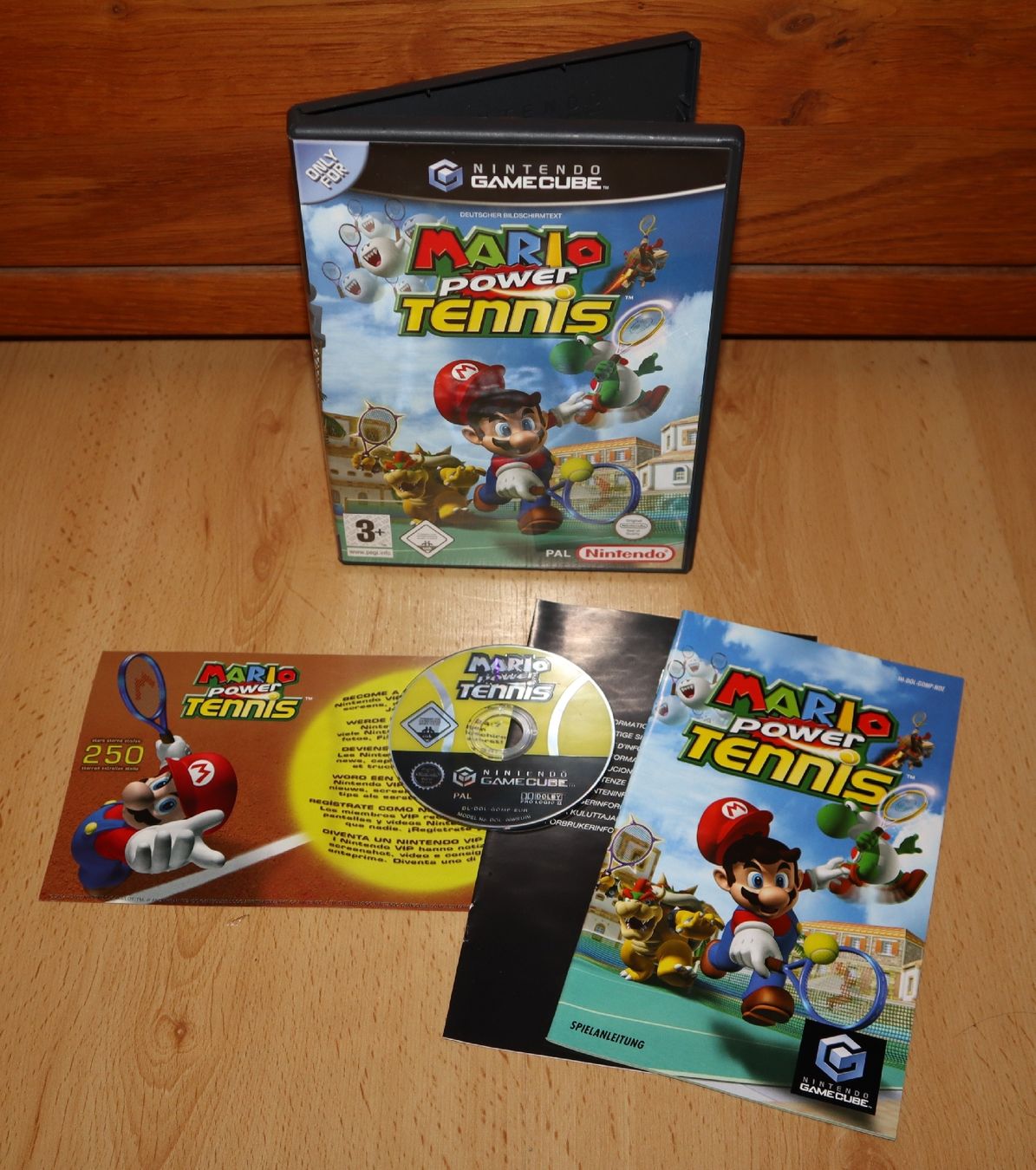 Nintendo Jeux: Nintendo GameCube -- Mario Power Tennis -- Deutsch – D'occasion à Ochlenberg par on3x