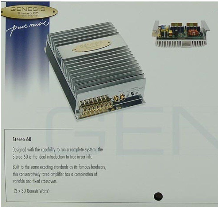 Genesis Stereo 60 High-End Car-Audio-Verstärker (Gebraucht) in Zürich ...