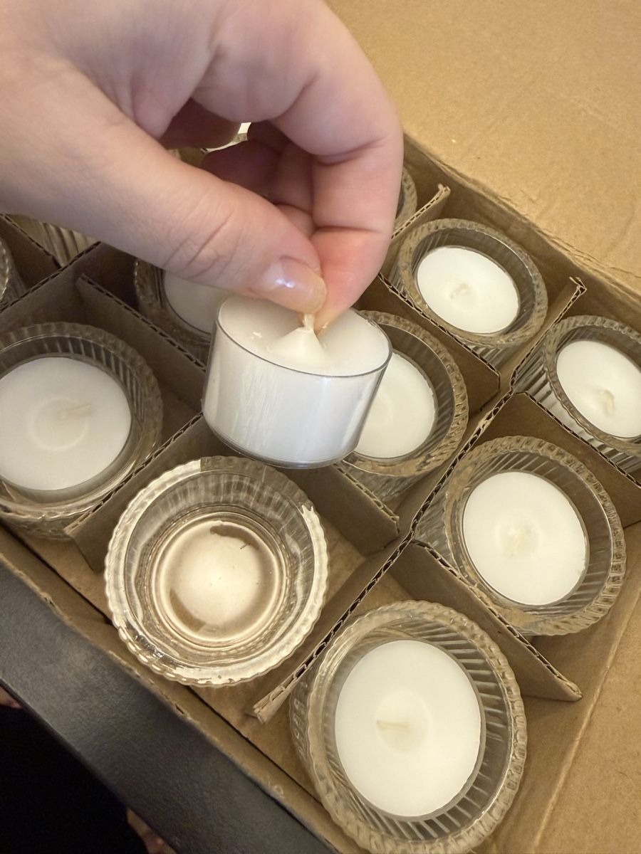Candele: Kerzengläser mit Kerze – Nuovo e nell'imballaggio originale da Horgen venduto da smaally 2