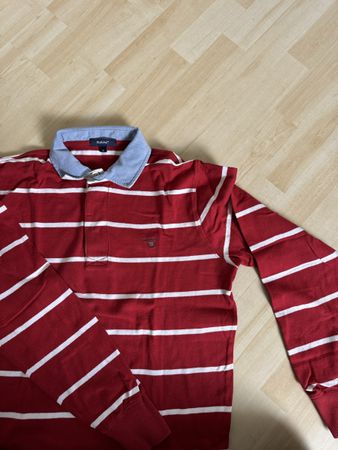 Gant Pullover rot weiss gestreift Grösse M 