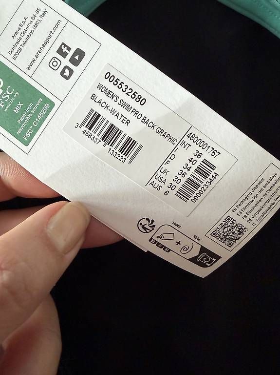 Badekleider & Bikinis: Arena Badeanzug Gr. 34 – Neu und originalverpackt aus Sins von bit_rg7j 2