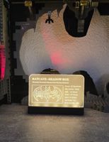 Namensplatte für Batcave Shadow Box