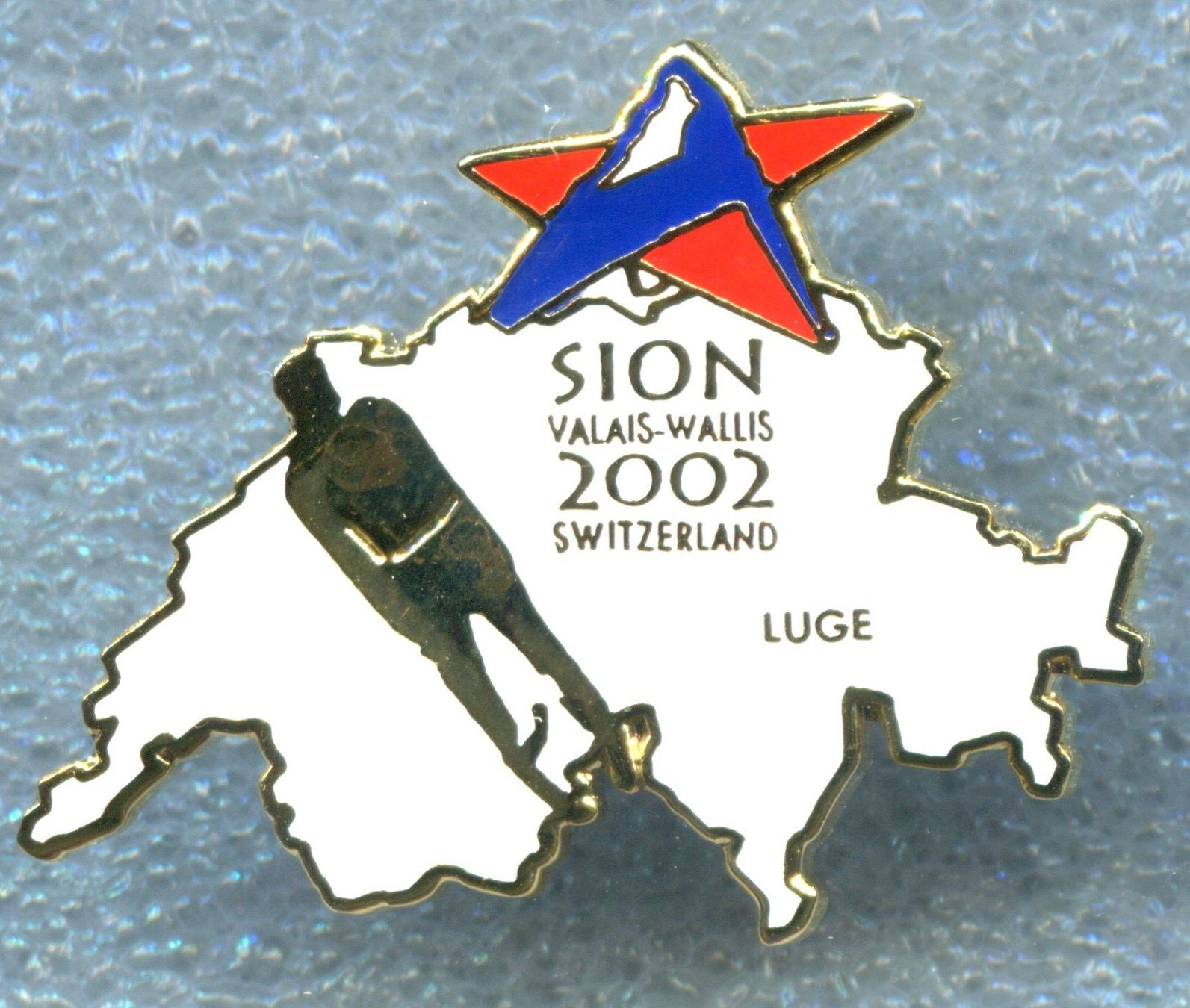 Placchette & Badge: SION 2002  Rodeln – Usato da Winterthur venduto da Sammleroase