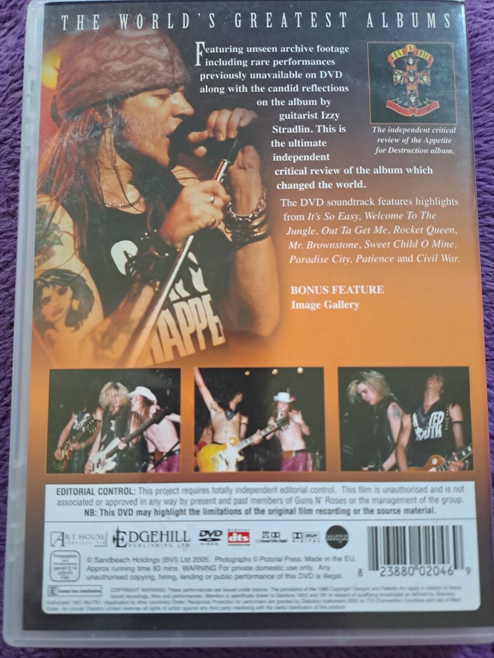 Tutti i DVDs: Guns N Roses DVD – Nuovo (secondo la descrizione) da Bitsch venduto da jajo79076 1