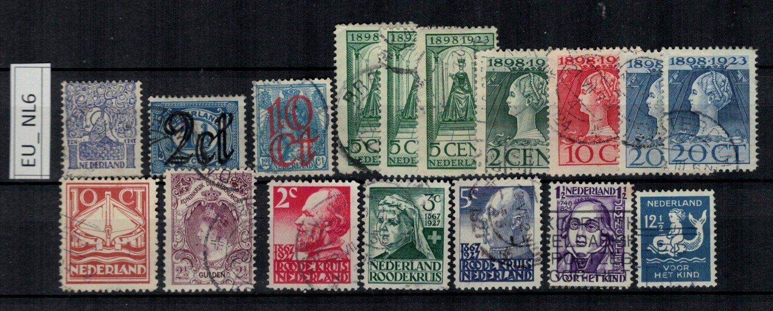 Tutti i francobolli: Niederlande 1899/1929, EU_NL6 – Usato da Erlenbach ZH venduto da panstamps