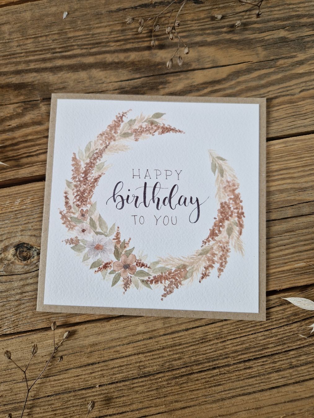 Cartoline: Handgemachte Grusskarte- Happy Birthday – Nuovo e nell'imballaggio originale da Grosshöchstetten venduto da sim_t9dc 1
